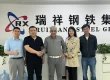 Ruixiang Steel Group signed a 3,000-ton carbon steel plate contract with a foreign customer